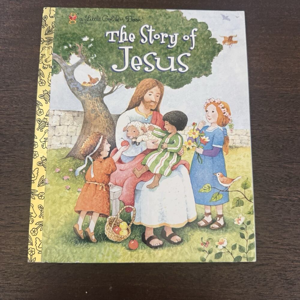 A Little Golden Book The Story of Jesus 2004 Vintage Bible Stories Made in USA